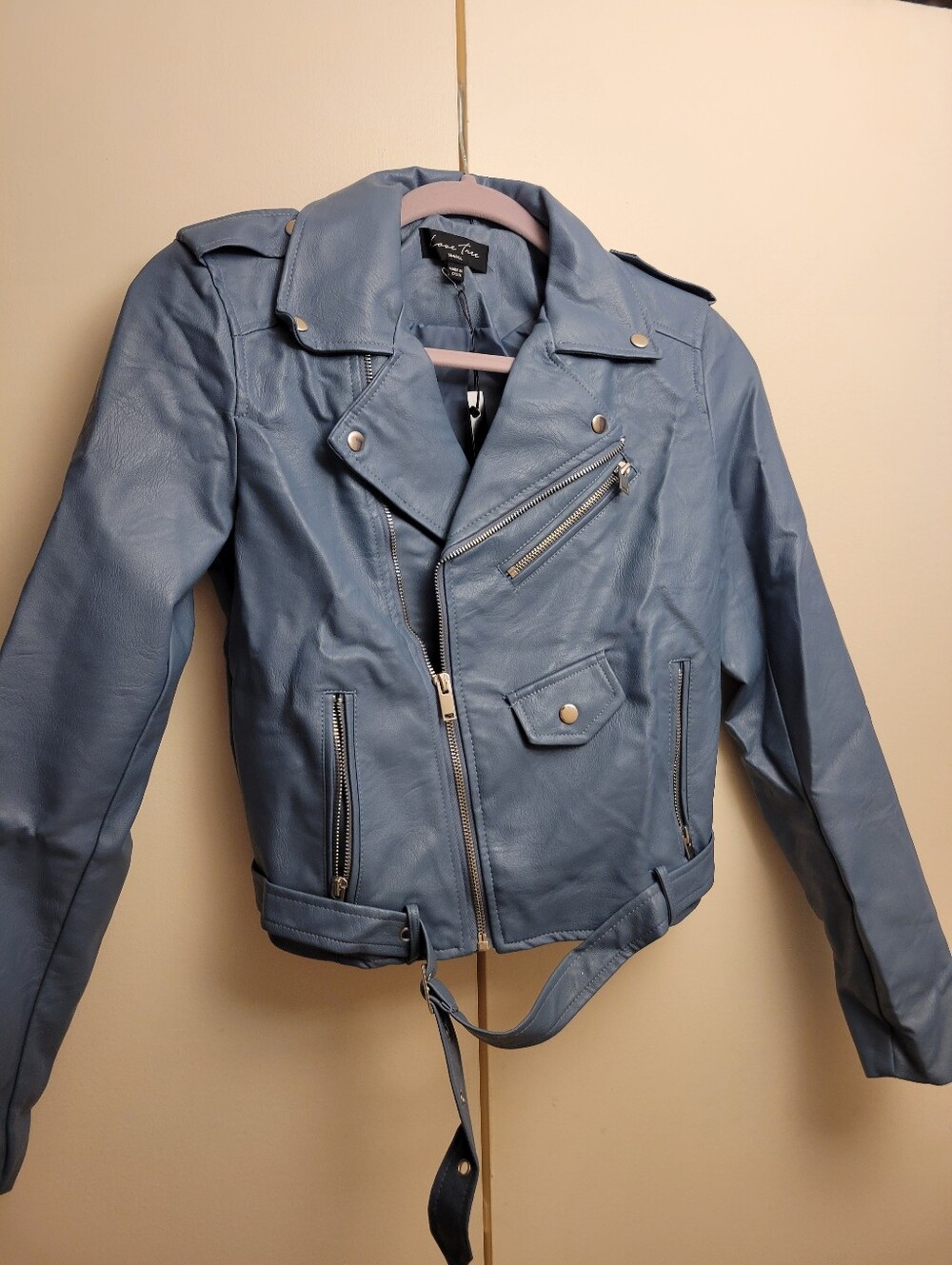 Faux Leather Moto Jacket